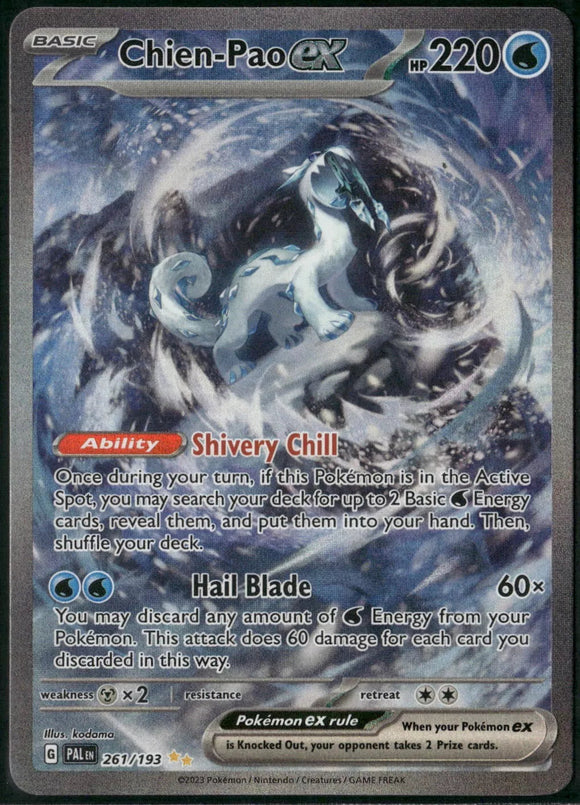 Chien-Pao EX - Pokemon Paldea Evolved FULL ART Special Illustration Rare #261/193