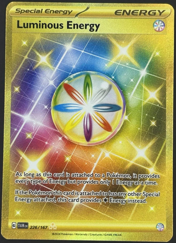 Luminous Energy - Pokemon Twilight Masquerade FULL ART GOLD Secret Rare #226/167