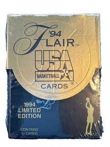 94 flair usa basketball cards limited edition 1994-95 Fleer Flair NBA Basketball USA Dream Team