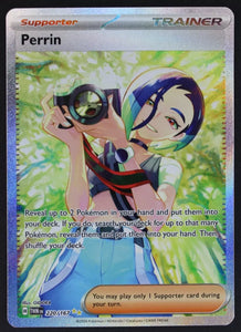 Perrin Trainer - Pokemon Twilight Masquerade FULL ART Special Illustration Rare #220/167