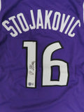 Peja Stojakovic Autographed Replica Sacramento Kings Basketball Jersey w/ COA