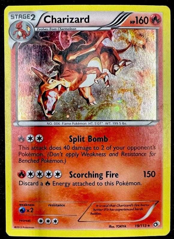 Charizard - Pokemon Black & White: Legendary Treasures Holo Foil Rare #19/113