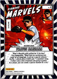 Travis Bazzana RC - 2025 Panini Donruss MLB Baseball Diamond Marvels Insert #8