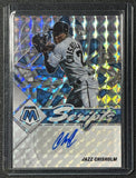 Jazz Chisholm - 2022 Panini Mosaic Scripts SILVER PRIZM Autograph Signature #SC-JZ