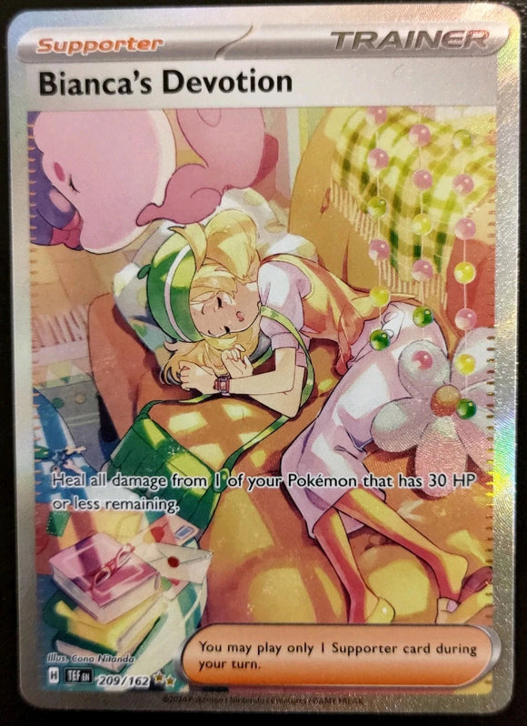 Bianca's Devotion - Pokemon Temporal Forces FULL ART Special Illustration Rare #209/162