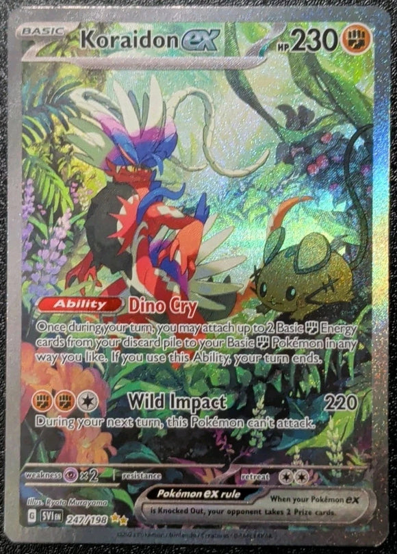 Koraidon EX - Pokemon Scarlet & Violet FULL ART Special Illustration Rare #247/198