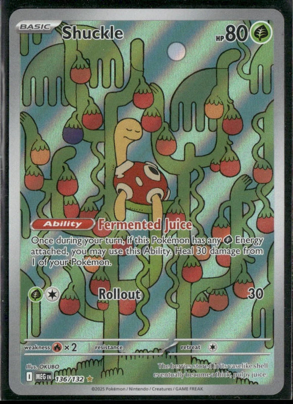 Shuckle - Pokemon Mega Evolution FULL ART Holo Illustration Rare #136 ...