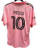 Lionel Messi Addidas MLS Inter Miami Soccer Jersey - Home Pink - Sz XL