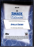 Apollo Crews #/150 - 2025 Topps Chrome WWE Blue Brand Auto REFRACTOR #BBA-APO