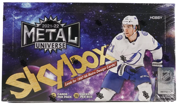 2021-22 Upper Deck Skybox Metal Universe NHL Hockey - Hobby Box