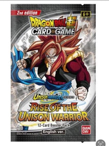 Dragon Ball Super TCG UW1 Rise of the Unison Warrior 2nd Edition Booster Pack