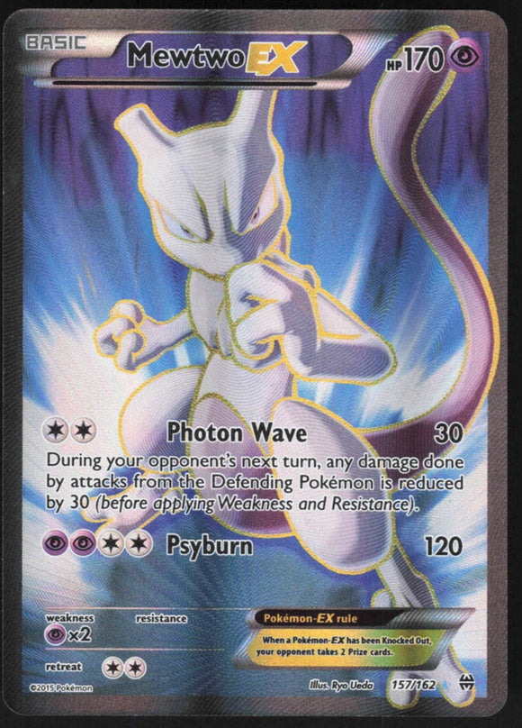 Mewtwo EX - Pokemon Breakthrough FULL ART Holo Foil Ultra Rare #157/162