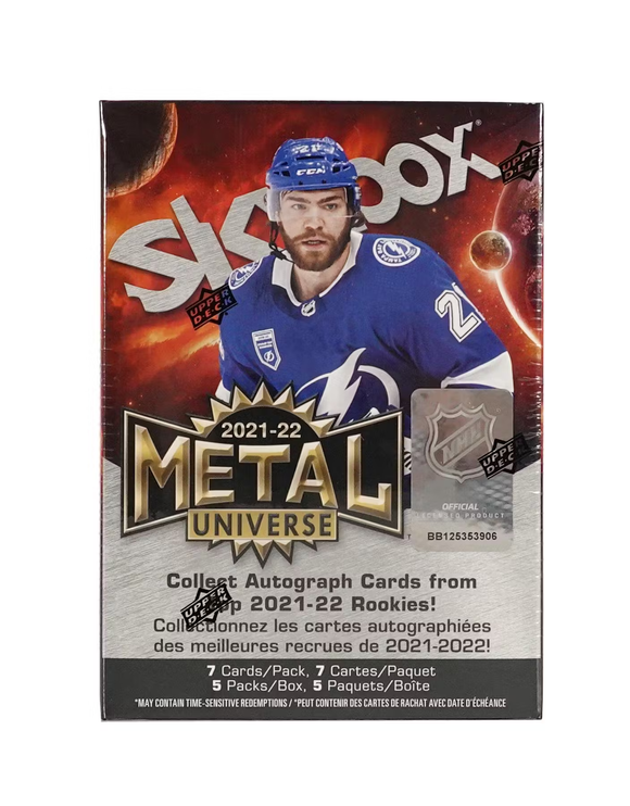 2021-22 Upper Deck Skybox Metal Universe NHL Hockey - Blaster Box