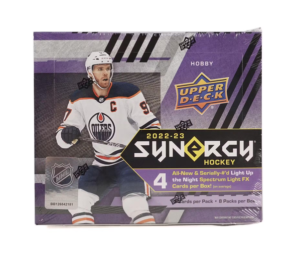 2022-23 Upper Deck Synergy NHL Hockey - Hobby Box