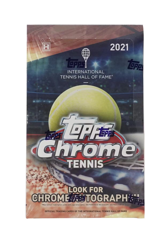 2021 Topps Chrome Tennis - Hobby Box