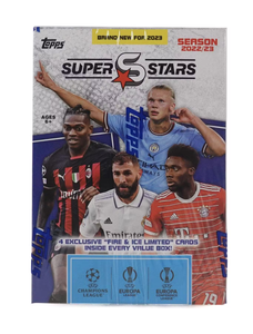 2022-23 Topps UEFA Super Stars Soccer - Blaster Box