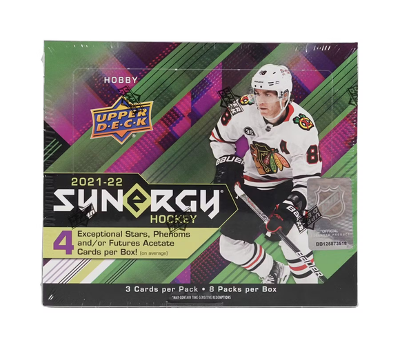 2021-22 Upper Deck Synergy NHL Hockey - Hobby Box