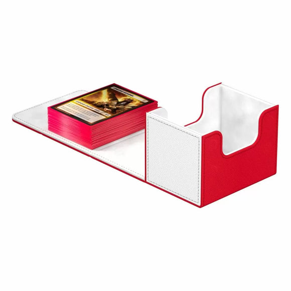 Ultimate Guard Synergy Sidewinder 100+ Xenoskin Deck Box - Red & White