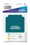 Ultimate Guard Trading Card Dividers Standard Size (10ct) - Petrol Blue