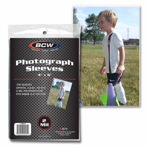 BCW 4"x6" Photograph Sleeves (100ct)