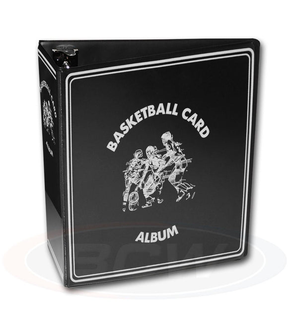 BCW 3 Zoll D-Ring Comic-Album (Single) – Schwarz, Für Bis Zu 50 Seiten, Kompatibel Mit BCW 20-Taschen-Seiten
