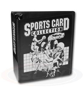 BCW 3" Album Binder, 3-ring, Black, Sports Card