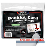 BCW Resealable Bag for Booklet (Vertical) Toploader (100ct)