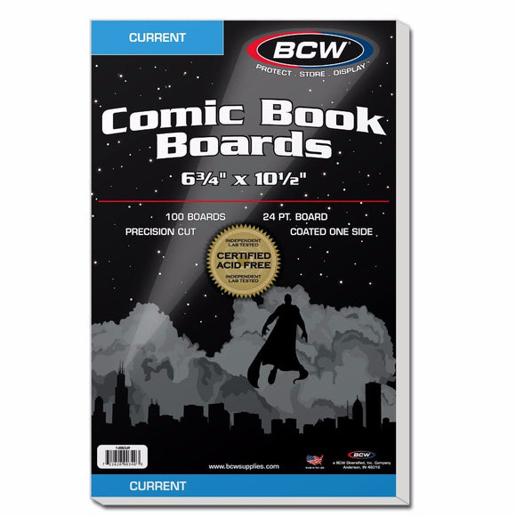 BCW Current/Modern Comic Backing Boards (100ct)