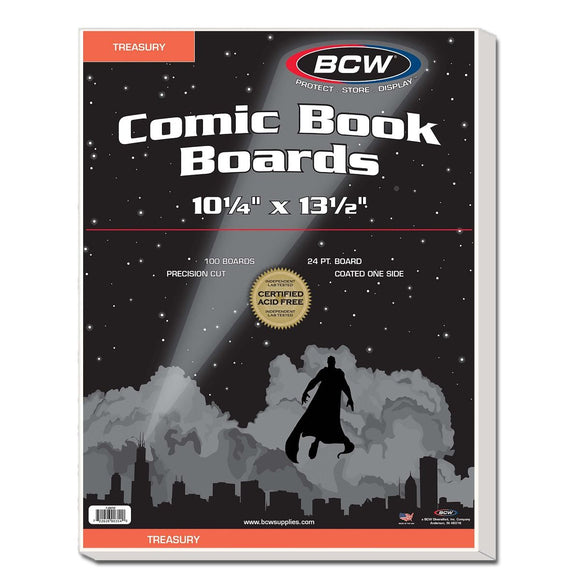 BCW Treasury Comic Backing Boards (100ct)