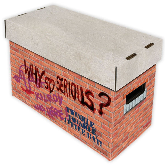 BCW Short Comic Cardboard Storage Box w/ Lid Bricks