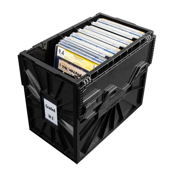 BCW Graded Comic Book Plastic Storage Bin - Black