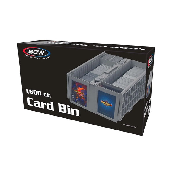BCW Collectible Card Bin Plastic Storage Box (1,600 ct)
