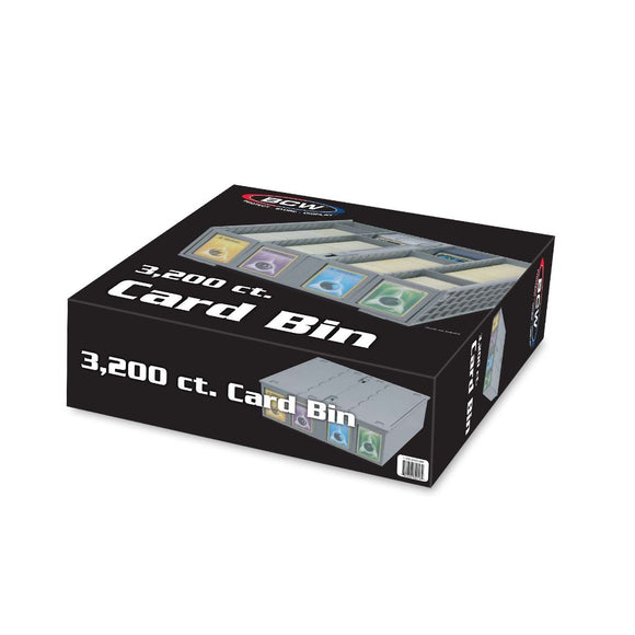 BCW Collectible Card Bin Plastic Storage Box (3,200 ct)