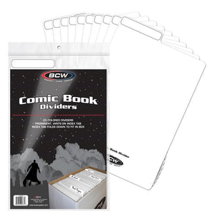 BCW Comic Book Box Dividers - White (25ct)