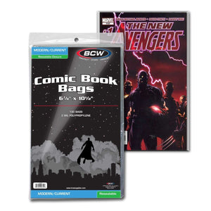 BCW Resealable Current/Modern Comic Bags (100ct)