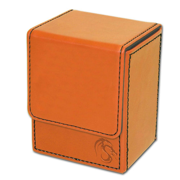 BCW Deck Case LX - CCG Card Storage Case - Orange