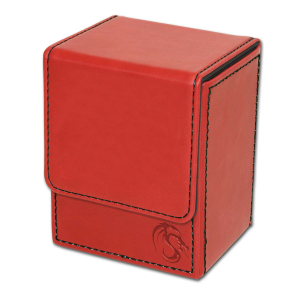 BCW Deck Case LX - CCG Card Storage Case - Red