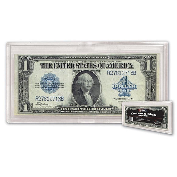 BCW Deluxe Currency Slab - Large