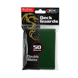 BCW Deck Guards - Double Matte Green (50ct)