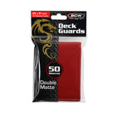 BCW Deck Guards - Double Matte Red (50ct)