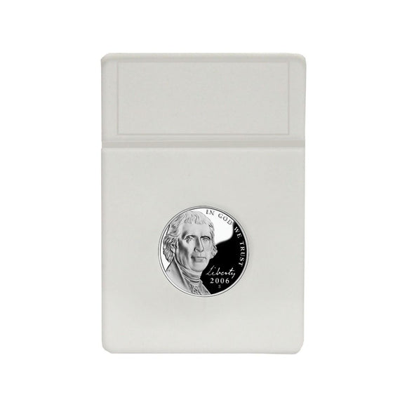 BCW Coin Slab White Inserts - US Nickel 21.2mm (25ct)