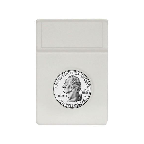 BCW Coin Slab White Inserts - US Quarter 24.3mm (25ct)