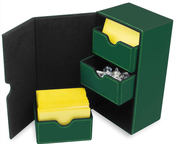 BCW Deck Vault LX 200 - CCG Card Storage Case - Green