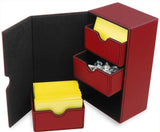 BCW Deck Vault LX 200 - CCG Card Storage Case - Red