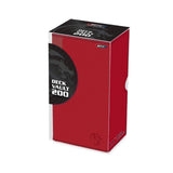 BCW Deck Vault LX 200 - CCG Card Storage Case - Red