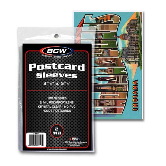 BCW Postcard Penny Sleeves (100ct)