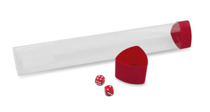 BCW Gaming Playmat Tube w/ Dice Cap - Red