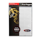BCW Side-Loading 18-Pocket Pro Pages (10ct) - White