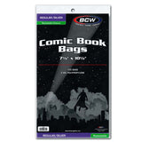 BCW Resealable Silver/Regular Comic Bags (100ct)