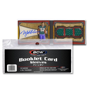 BCW Booklet (Horizontal) Card Penny Sleeves 100pt (50ct)